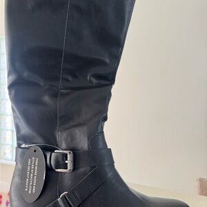 Women's Black Leather Boots